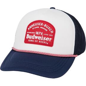 Budweiser Retro Logo Trucker Rope Hat Multi