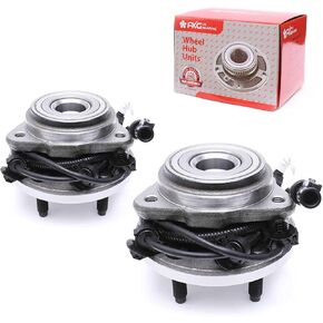 FKG 515052 Front Wheel Bearing Hub Assembly fit for 2001-2009 Ford Ranger (4WD ONLY), 1995-2001 Ford Explorer (4WD ONLY), 2003-2009 Mazda B2300, Set of 2