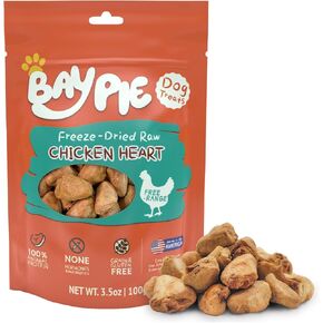 Freeze Dried Chicken Dog Treats & Cat Treats, Food Toppers for Dogs, High Protein, Wholeprey Ingredient, Grain Free Raw Dog Training Treats 6.35oz