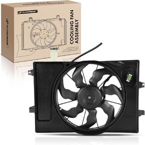 A-Premium Engine Radiator Cooling Fan Assembly Compatible with Select Hyundai Models - Elantra 2021 2022 2023 - Replace# 25380AB000