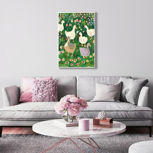 Cute Goose Posters Funny Silly Goose Wall Art Sage Green Nursery Decor Coquette Pink Bow Canvas Prints Farm Animal Aesthetic for Girl's Room Bedroom Dorm Bathroom Home Print 8x12in Unframed in Saudi Arabia