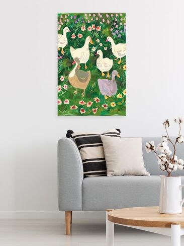 Cute Goose Posters Funny Silly Goose Wall Art Sage Green Nursery Decor Coquette Pink Bow Canvas Prints Farm Animal Aesthetic for Girl's Room Bedroom Dorm Bathroom Home Print 8x12in Unframed in Saudi Arabia