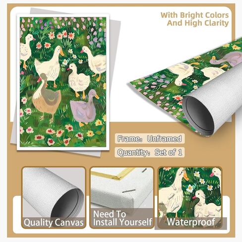 Cute Goose Posters Funny Silly Goose Wall Art Sage Green Nursery Decor Coquette Pink Bow Canvas Prints Farm Animal Aesthetic for Girl's Room Bedroom Dorm Bathroom Home Print 8x12in Unframed in Saudi Arabia
