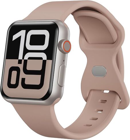2024 Sport Bands Compatible with Apple Watch Band 49mm 46mm 45mm 44mm 42mm 41mm 40mm 38mm, Soft Silicone Wristband Strap for iWatch Apple Watch Series 10 9 Ultra SE 8 7 6 5 4 3 2 1 Men Women in Saudi Arabia
