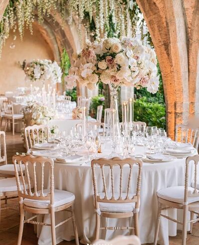 IPOPU Champagne Orchid Artificial Flowers 34.3" Real Touch Fake Orchid Latex Champagne Flowers Phalaenopsis Branches for Home Party Wedding Bridal Shower Decoration, 2pcs Champagne Pink in Kuwait