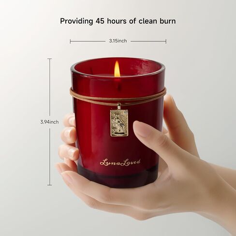 Scented Candles for Tarot The Wheel of Fortune | Wood & Citrus Scented Candles | Soy Candles for Home Scented | Bergamot Cedarwood Eucalyptus | Mood-Boosting Candles in Saudi Arabia