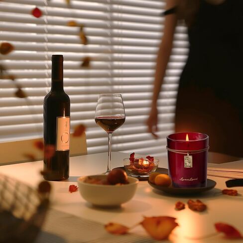 Scented Candles for Tarot The Wheel of Fortune | Wood & Citrus Scented Candles | Soy Candles for Home Scented | Bergamot Cedarwood Eucalyptus | Mood-Boosting Candles in Saudi Arabia