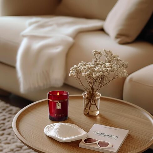 Scented Candles for Tarot The Wheel of Fortune | Wood & Citrus Scented Candles | Soy Candles for Home Scented | Bergamot Cedarwood Eucalyptus | Mood-Boosting Candles in Saudi Arabia