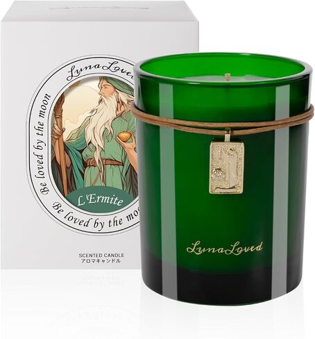 Scented Candles for Tarot The Wheel of Fortune | Wood & Citrus Scented Candles | Soy Candles for Home Scented | Bergamot Cedarwood Eucalyptus | Mood-Boosting Candles in Saudi Arabia