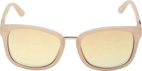GUESS GF0327 Milky Beige With Rose Gold/Brown Gradient With Gold Flash Lens One Size in Saudi Arabia