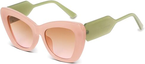 Freckles Mark Trendy Designer Sunglasses Womens Cute Fashion Square Cat Eye Sun Glasses in Kuwait