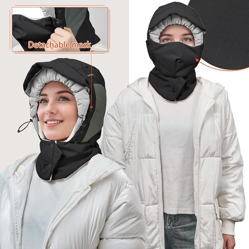 Sukeen Lightweight Trapper Hats for Women Men Waterproof Bomber Hats Windproof Winter Warm Hat with Ear Flaps and Mask in Kuwait