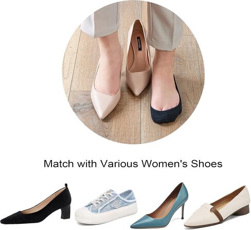 Ultra Low Cut No Show Liner Socks Women Cotton Non Slip Footies Hidden Invisible for Flats Lofers 4/6 Pairs in Saudi Arabia