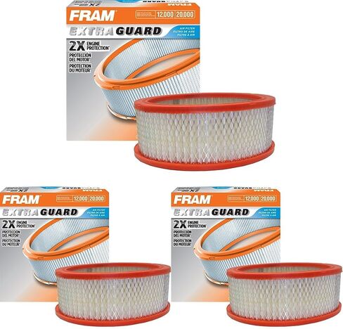 FRAM Extra Guard CA146 Replacement Engine Air Filter for Select Dodge, Chrysler and Plymouth Models, Provides Up to 12 Months or 12,000 Miles Filter Protection in Saudi Arabia