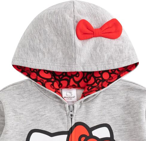 Hello Kitty Girls Zip Up Hooded Sweatshirt for Infant, Toddler and Little Kids in Kuwait
