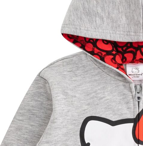 Hello Kitty Girls Zip Up Hooded Sweatshirt for Infant, Toddler and Little Kids in Kuwait