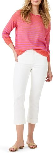 NIC+ZOE Women's Striped Up Supersoft Sweater in Kuwait