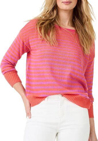 NIC+ZOE Women's Striped Up Supersoft Sweater in Kuwait