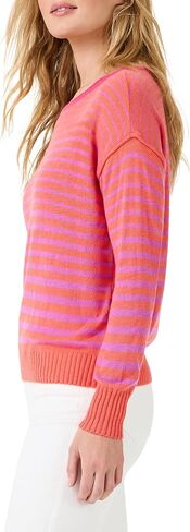 NIC+ZOE Women's Striped Up Supersoft Sweater in Kuwait