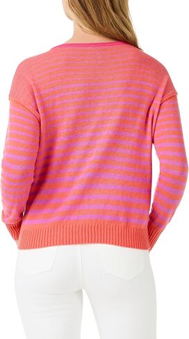 NIC+ZOE Women's Striped Up Supersoft Sweater in Kuwait