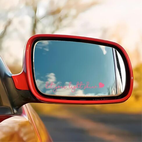 3X Let Your Light Shine ملصقات مرآة السيارة، ملصق مرآة الرؤية الخلفية، ملحقات مرآة السيارة، ملحقات مرآة الرؤية الخلفية، شارات الكمبيوتر المحمول، ملصقات سيارة لطيفة، ملصقات كلمات (أسود) in Kuwait