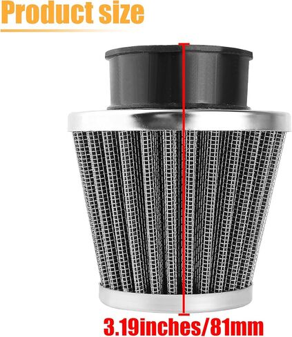 5pcs 38mm 39mm 40mm 1.5" Filter for 50cc 90cc 110cc 125cc 150cc 200cc GY6 ATV Scooter Quad Go Kart Moped Pit Dirt Racing Bike Kawasaki Yamaha Suzuki Baja TaoTao in Saudi Arabia