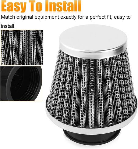 5pcs 38mm 39mm 40mm 1.5" Filter for 50cc 90cc 110cc 125cc 150cc 200cc GY6 ATV Scooter Quad Go Kart Moped Pit Dirt Racing Bike Kawasaki Yamaha Suzuki Baja TaoTao in Saudi Arabia
