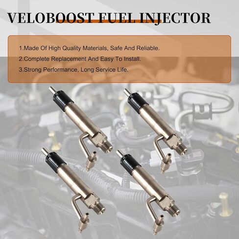 Y729503-53100 4 قطعة حاقن الوقود متوافق مع محرك يانمار 3TNE84 3TNE88 4TNE88 4TNE84 4D84E 4D88E 4TNE88 استبدال OE 729503-53100 72950353100 in Kuwait