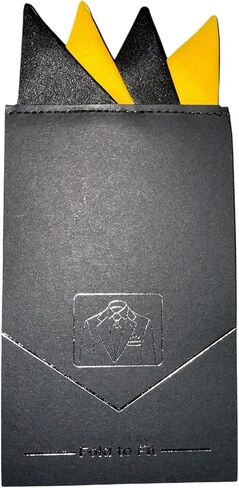 OES Pocket Square Insert, for suit or tuxedo jacket. Mens Pre-Folded The Order of Eastern star. in Saudi Arabia