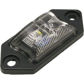 Kaper II Auxiliary Light right side, 2-diode, amber/red in the same light, designed for fender-mount, two 450mm wires.