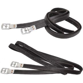 English Equestrian Tack Adult Padded Saddle Stirrup Leathers 805SL03
