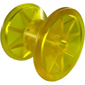 Boat Trailer Roller Bow Stop fits 1/2 Inch Shaft PVC Material Amber Color
