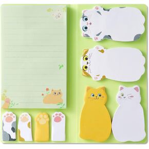 Hommie Sticky Notes Set, Divider Sticky Notes 410 Packs Planner Sticky Note Dividers Tabs with Color Coding for School Supplies, Office Supplies, Book Notes,Bible Sticky Notes