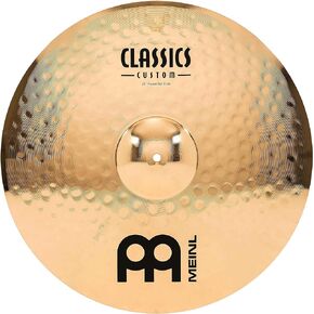 Meinl 22" Powerful Ride Cymbal - Classics Custom Brilliant - Made in Germany, 2-YEAR WARRANTY (CC22PR-B)