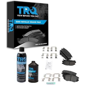TRQ Brake Pads Compatible with 2010-2017 Chevrolet Equinox GMC Terrain