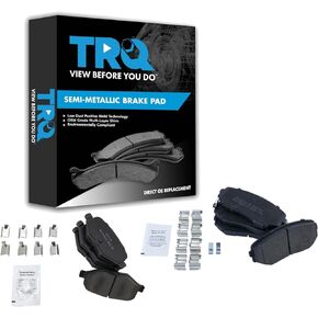 وسائد فرامل TRQ متوافقة مع 2011-2014 Ford Edge 2011-2015 Lincoln MKX