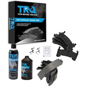 TRQ Brake Pads Compatible with Buick Chevrolet GMC Isuzu Oldsmobile Pontiac