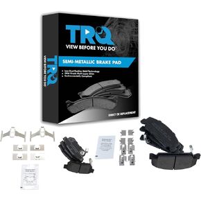 TRQ Brake Pads Compatible with 1988-2000 Honda Civic 1993-1997 Civic del Sol 1988-1991 CRX