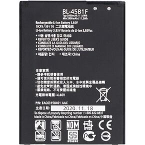 ASDAWN BL-45B1F Battery for LG Stylo 2, LG V10 Battery Replacement for LG H900 H901 VS835 VS990 LS992 H961N H960A LS775 MS550 K550 LTE L81AL L82VL LG Stylo 2 Plus Battery