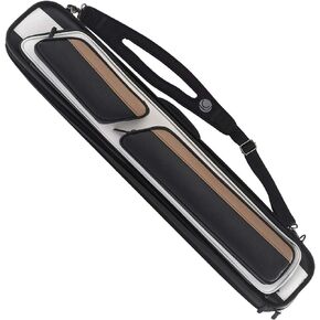 حافظة LUCASI Tournament Pro 4x8 Pool Cue - تحمل 4 إشارات + فاصل القفز والوصلات والعمود الإضافي والمزيد