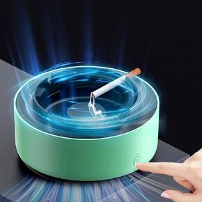 2 in 1 Multifunctional Ashtray,Indoor Ashtray - Air Purifier Ashtray with Filter, Best for Home Car or Office (Grey) in Kuwait
