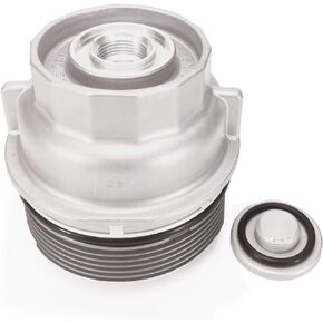 Oil Filter Housing Cap Assembly 15620-31060 For Toyota Camry Tundra RAV4 4Runner Tacoma Highlander Sienna Venza Avalon Fj Cruiser, Oil Filter Housing Cover 2010 2011 2012 2013 2014 2015 2016 2017 2018