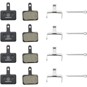KREMORV Bike Brake Pads for Shimano B01S B03S 4 Pairs Bicycle Brake Pads for Tektro E10.11