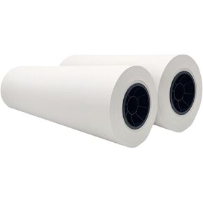 CALCA 2 Rolls Fast Dry Sublimation Paper Roll 24in x 328ft Dye Sublimation Paper Roll 2" Core Heat Transfer Paper for E P Son F570 printer