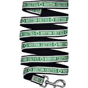 NBA BOSTON CELTICS Dog Leash, Size Large. Heavy-Duty Metal Swivel Buckle Pet Leash