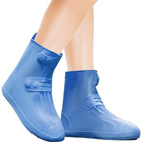 Rain Shoe Covers | Waterproof Shoe Covers for Men Women | Reusable Galoshes Overshoes (Pink - Small)