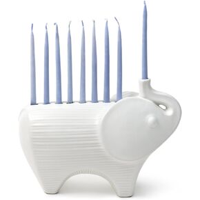 Jonathan Adler Elephant Menorah, One Size, White