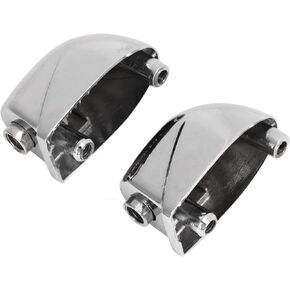 Drum Lug,2 Pcs Drum Lug Silver Sturdy Durable Easy Installation Snare Drum Ear Metal Drum Lug Drum Accessories for Tom Drum Percussion Replacement