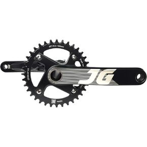 JGbike Mountain Bike Crankset Square Taper 68-73 BB 170mm 104 BCD with Chainring & Bolts for MTB BMX Road Bicyle,Compatible with Shimano,SRAM,FSA, Gaint