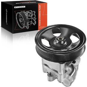 مضخة توجيه كهربائية ممتازة، مع بكرة، متوافقة مع Nissan Alitima 2007-2013، X-Trail 2002-2011، 2.5 لتر، استبدال # 49110CN00C، 49110JA02B